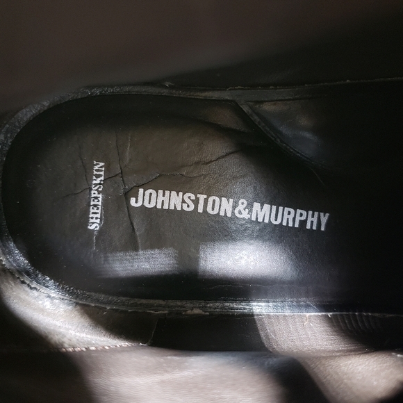 Johnston & Murphy black Leather Ankle boot SZ 12 - Picture 10 of 10